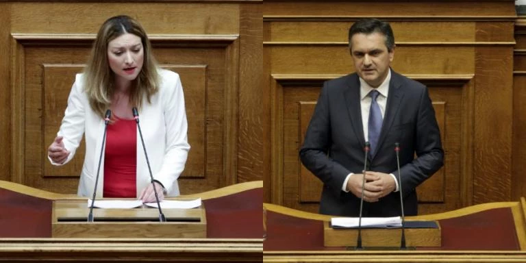 Σκοτώνονται στη Βουλή! «Αν πάτε στην Επιτροπή Δεοντολογίας τον Κασαπίδη θα πάμε την Γκαρά»